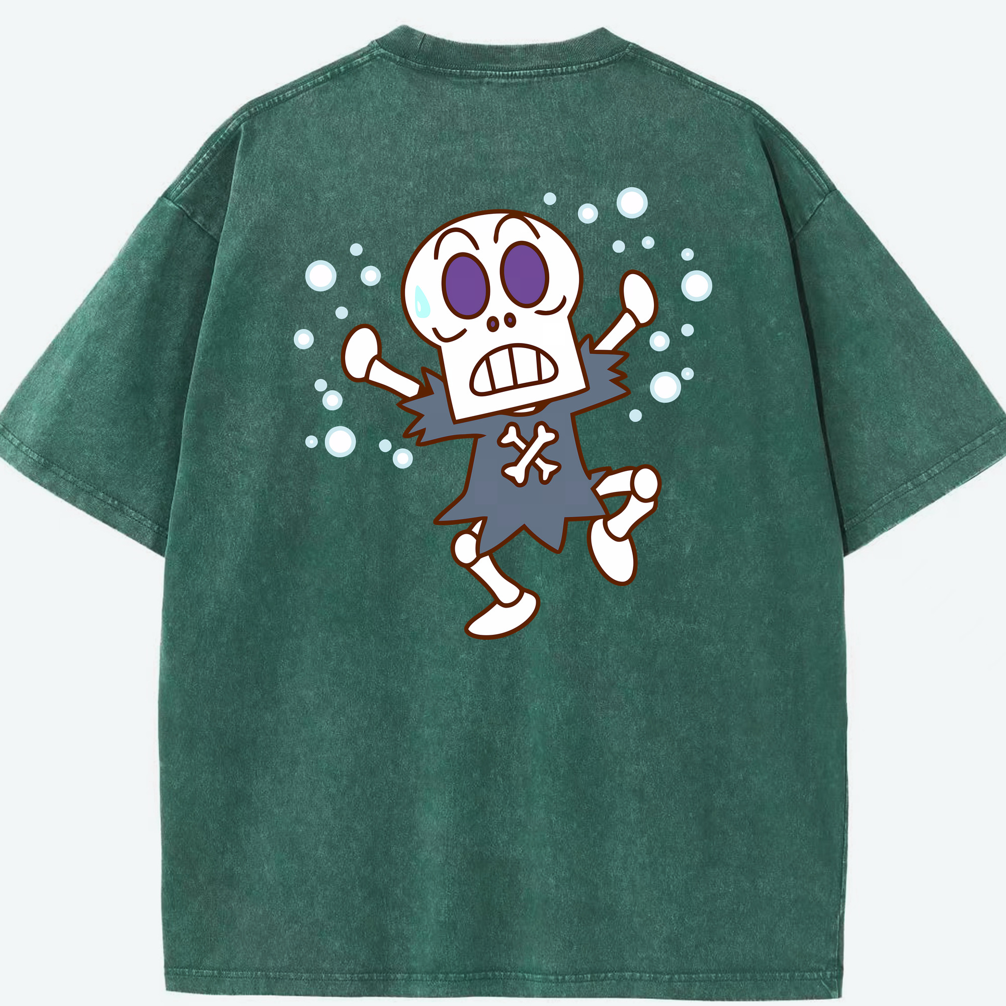 （画像用） アンパンマン Anpanman 綿100% ヴィンテージ風 半袖Tシャツ（背面プリント）